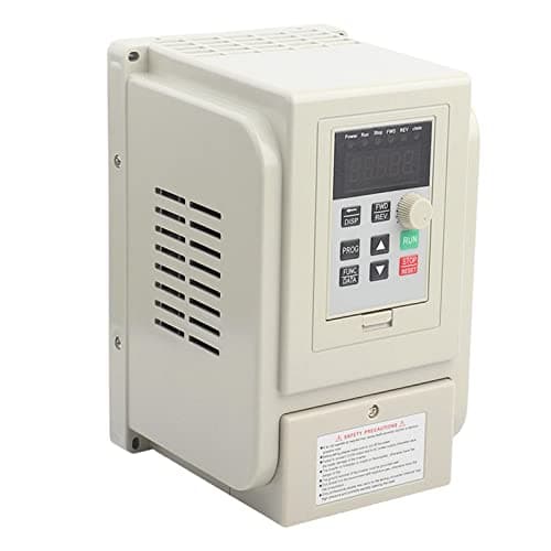 Jadeshay Unidad de Frecuencia Variable Monofásica, Controlador de Velocidad VFD para Motor de CA Trifásico de 2,2 KW (AC 220V)