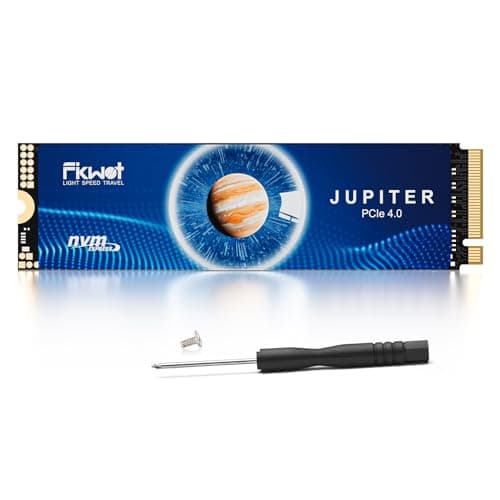Fikwot FX660 SSD M.2 de 1 TB, caché SLC dinámico PCIe Gen 4x4, Velocidad de hasta 4800 MB/s M.2 2280 NVMe SSD Interno, Almacenamiento Mejorado para PC, Laptop y PS5