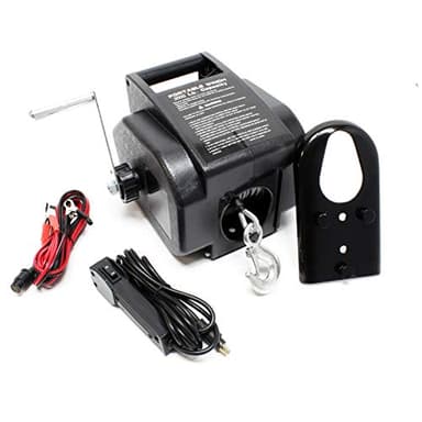 Torno cable eléctrico 12V Cabrestante Winche hasta 4990 kg Tracción Cargas Outdoor