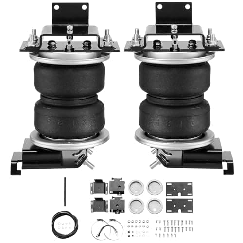VEVOR Kit de Suspensión de Bolsa de Aire, Kit de Bolsa de Suspensión de Resortes de Aire Compatible con 2011-2018 Dodge Ram 1500 y Clásico 2019-2021, Carga de 2267,96 kg, 5 a 100 PSI, Φ 141 x 185 mm