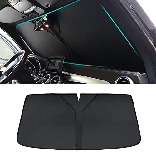 Apto para Volkswagen T-ROC 2018-2023, Parasol para Parabrisas de Coche, Parasol portátil Plegable para Ventana Delantera de Coche, fácil de Usar