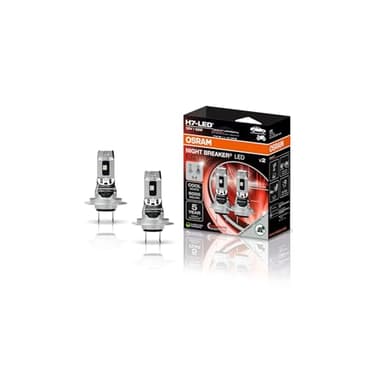 OSRAM NIGHT BREAKER LED SPEED H7, luces de carretera y de cruce LED con homologación para calle, 6000K, instalación rápida, no necesita accesorios mecánicos, LEDEC02 integrado