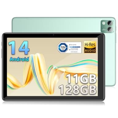 DOOGEE T10S Tablet 10 Pulgadas Android 14, 11GB RAM+ 128GB ROM (1TB SD),Tablet Infantil 2K, 6600mAh Widevine L1 Octa-Core, 8MP Cámara 1200*1920 FHD 2024 Tablet PC 4G Dual SIM/BT5.0/ GPS,5G+2.4G/WiFi