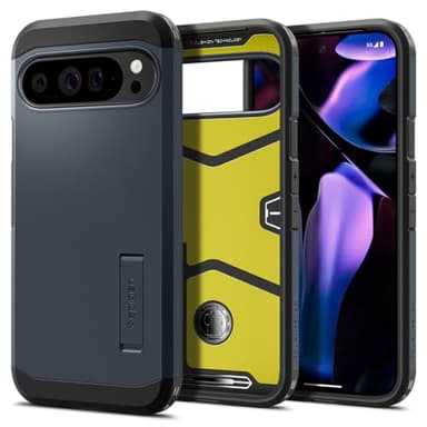 Spigen Funda Tough Armor Compatible con Google Pixel 9 Pro XL - Metal Pizarra