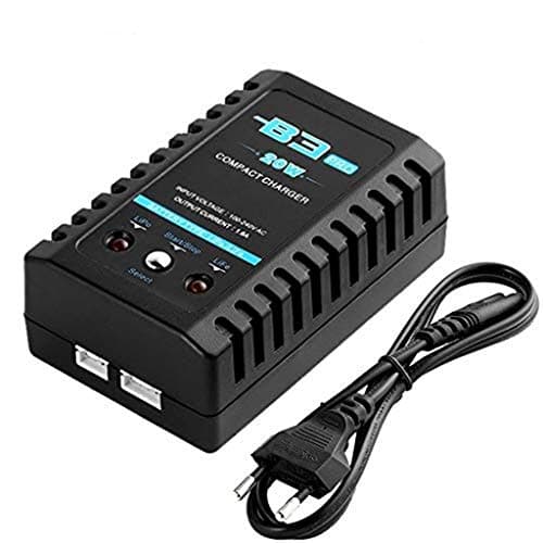 ZHITING B3 20W 1.6A Lipo Ladegerät para 2S 3S 7.4V 11.1V Litio LiPo Batería, Pro Balance Cargador Mini Portátil Airsoft-Schnellladegerät para RC Coche Barco Drone