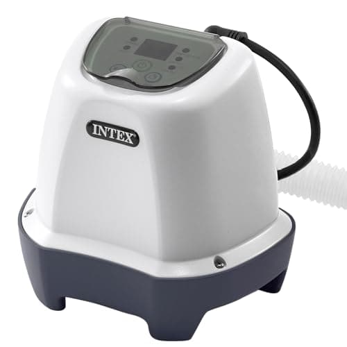 Intex 55250 - Clorador salino, Sistema de cloración Salina para Mantenimiento de Piscinas Desmontables, Producción de Cloro Natural, Sistema Saludable y económico