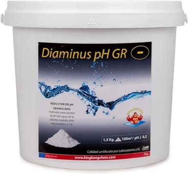 Reductor del pH para Piscinas DIAMINUS PH GR 5 KG – Formato Granulado