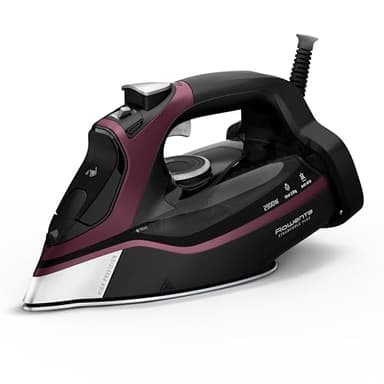 Rowenta Plancha de vapor Steamforce - Suela Microsteam HD Profile, 2900 W, salida de vapor continua de 45 g/min, golpe de vapor de 230 g/min, distribución de vapor óptima, protección antigoteo, DW9413