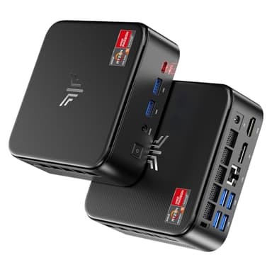 NiPoGi E3B Mini PC con AMD Ryzen 5 7430U (6C/12T hasta 4,3 GHz, Mejor Que 5500U/5650U/5675U), 16GB RAM/512 GB SSD Mini Ordenador de Sobremesa, WiFi 6/ BT 5.2/ Pantalla Triple 4K/ 1000 Mbps/W-11 Pro