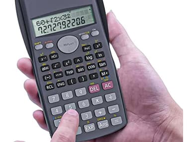 LEDLUX AB069502, calculadora científica, tamaño 158X84X16mm, para Estudiantes de ingeniería, Escuela y Negocios