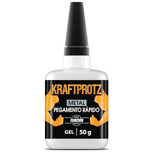 50 g superglue for metal & aluminium extra strong - adhesivo viscoso para metales resistente al agua, al calor y a la desecación - para pegar metales de todo tipo - ARKA Kraftprotz