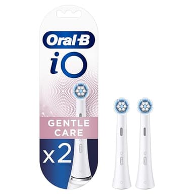 Oral-B iO Gentle Care Cabezales de recambio, Pack de 2 Unidades