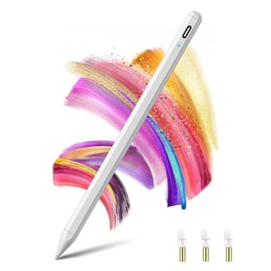 Lápiz Stylus para iPad con rechazo de Palma, Active Pencil 2nd Generation Compatible con iPad Pro 11/12.9'' (2018-2023), iPad 10th/9th/8th/7th/6th Gen, iPad Mini 5/6th Gen, iPad Air 3rd/4th/5th