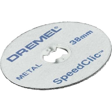 Dremel EZ SpeedClic SC456B Paquete de 12 discos de corte de metal, 12 discos de corte con 38 mm de diámetro para herramientas rotativas