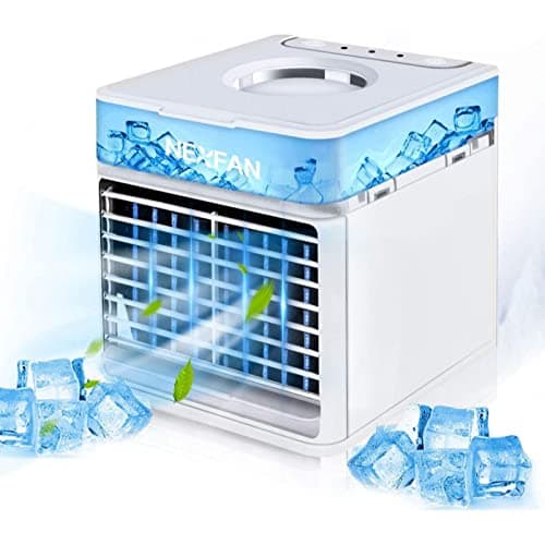 Aires Acondicionados Portatiles Sin Tubo , Humidifica Miniaire Acondicionado PortáTil - Bajo Consumo De EnergíA Ventilador Silencioso Frio , para HabitacióN, Oficina, Cocina, Coche, Hogar