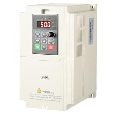 DEWIN Variador de Frecuencia, 5.5kW Variador de Frecuencia Trifásico 380V VFD Controlador de Velocidad del Motor VFD Trifásico Entrada Salida Convertidor de Frecuencia