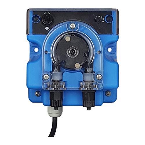 Dosificador Automatico Hipoclorito Piscina PH. Bomba Peristáltica con tubo resistente a Cloro y productos ácidos.