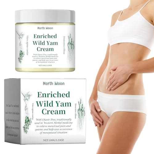 Wild Yam Cream, Crema de Ñame Silvestre para el Equilibrio Hormonal, Enriched Wild Yam Cream Equilibrante Natural de Ñame Silvestre para los Síntomas de la Perimenopausia y la Menopausia (100g）
