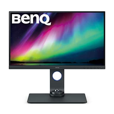 BenQ SW270C Monitor fotográfico (tecnología AQCOLOR, 27 pulgadas, QHD, IPS, P3 Wide Color, carga USB-C, DP / HDMI, calibración de hardware, altura ajustable) Compatible con MacBook