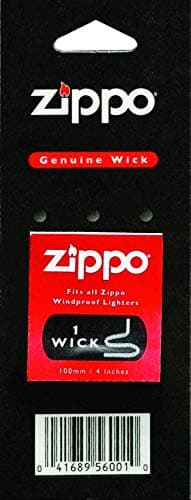 Zippo 1WK - Accessorio de reemplazo para encendedora (1 mecha de 100 mm)