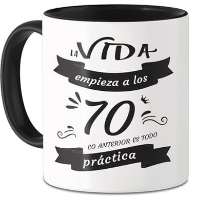 I LOVE MOM Taza 70 Cumpleaños Aniversario Mujer Hombres Tazas Desayuno Originales para Regalar Regalos Fiesta de 70 Cumpleaños Aniversario para Familiares Amigos
