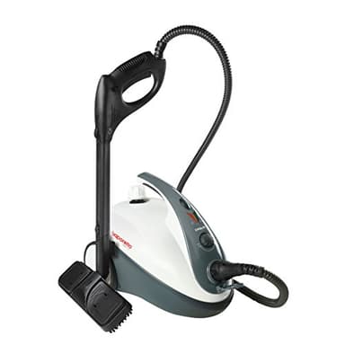 Polti Vaporetto Smart 30 S, Limpiador a Vapor con Caldera de Alta Presión hasta 3 Bar, Tapón de Seguridad, Potencia 1800 W, Capacidad 1,6 L, 12 Accesorios, Compartimento Accesorios, Blanco y Gris