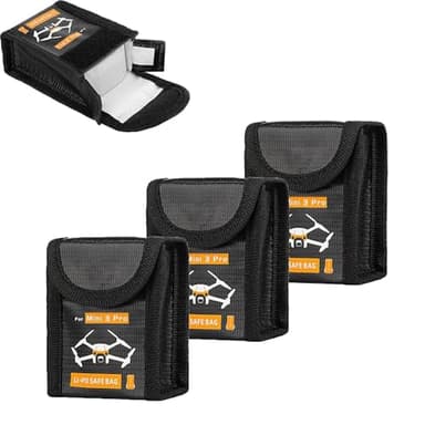 CERFFOOL Lipo - Batería segura para DJI Mini 4 Pro/3 Pro/3 Pro/3 ignífugo a prueba de explosiones, funda de almacenamiento de carga segura, bolsa de almacenamiento accesorios para Drone, Para 1