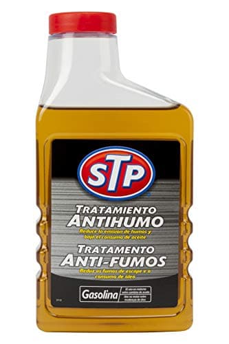 STP Tratamiento Antihumo para Motores de Gasolina y Diésel, Reduce Humo del Escape y Consumo de Aceite, Llena Espacios en Motores Desgastados para Mejorar Rendimiento, 450ml