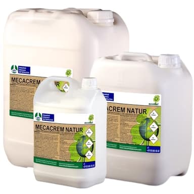 MECACREM NATUR 10 Kg: Crema para taller mecánico limpia manos con abrasivos naturales para eliminacion de grasas