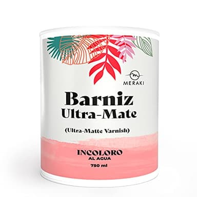 Barniz al agua acabado ultramate, incoloro (750ML)
