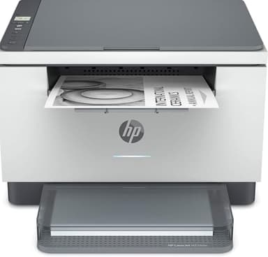 HP LaserJet M234dw 6GW99F, Impresora Láser A4 Multifunción Monocromo a Doble Cara Automática, Escaner, Copiadora (29 ppm, Wi-Fi, Ethernet, Procesador 500MHz, Memoria 64MB, HP Smart App) Blanca y Gris