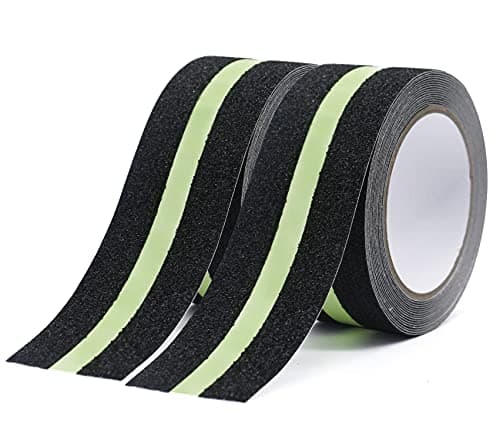 remium calidad antideslizante cinta, Glowing tira impermeable autoadhesiva antideslizante cinta (2 rolls de 5 cm * 5 m), BOMEI PACK