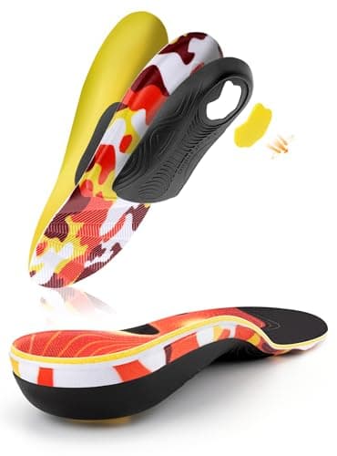 PCSsole plantillas fascitis plantar，plantillas gel hombre trabajo，Plantillas ortopédicas para mujeres y hombres para pies planos, espolon calcaneo, Alivio del Dolor de Pie