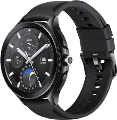 Xiaomi Watch 2 Pro, Versión Bluetooth, Qualcomm Snapdragon W5+ Gen 1, Wear OS x MIUI Watch, Pantalla AMOLED 1,43", Monitor Frecuencia Cardíaca y Sueño, Negro