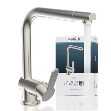 Schütte 79826 RIO - Grifo de cocina (acero inoxidable)