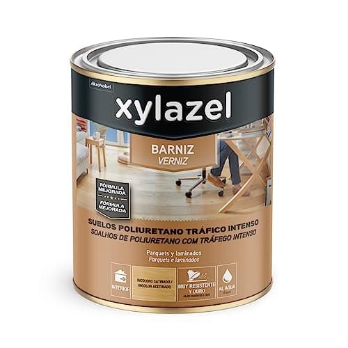 Xylazel Barniz al agua para Suelos Satinado Incolor 750 ml