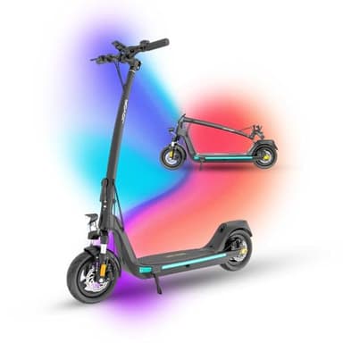 JOYOR C10 DGT Patinete Electrico Adultos - Motor de 500W Autonomía 35km Batería Extraíble Neumáticos de 10" Doble Suspensión - Scooter Homologado DGT