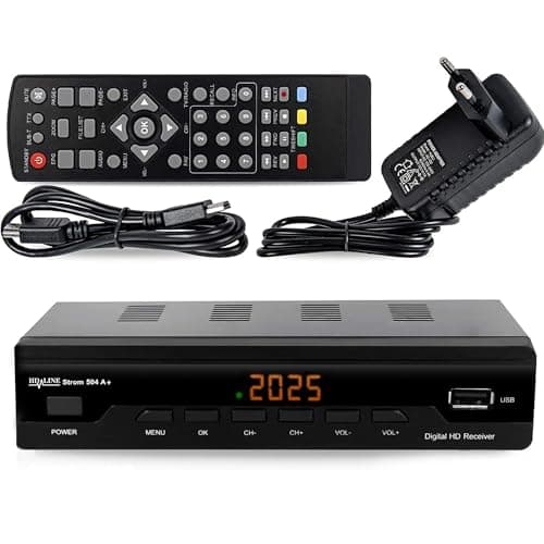 Strom 504 Decodificador Digital Terrestre – TDT / DVB T2 / Full HD / HDMI / Receptor TV / USB / H.265 HEVC / TDT Television / DVB-T2 / 4K