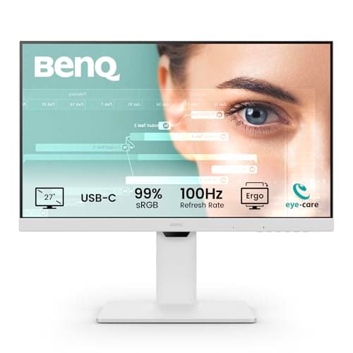 BenQ GW2786TC Monitor Oficina en casa de 27" IPS 1080p, FHD, USB-C (65W), 100Hz, Eye-Care, ergonómico, hub USB, Alta tasa de refresco, 99% sRGB, HDMI, Display Port, Certificación TÜV