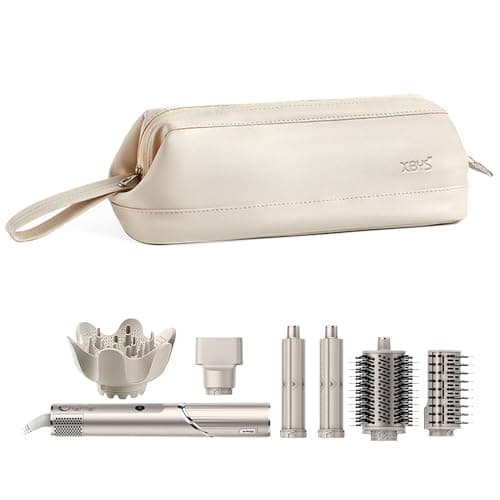 Linpr Bolsa de Almacenamiento de Viaje para Secador de Pelo Dyson Airwrap/Shark Flexstyle Complete Styler y Accesorios, Estuche de Viaje Portátil, Funda Plancha Pelo de Transporte (Blanco, Capa única)