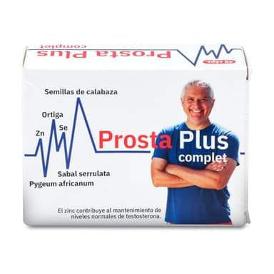 Espadiet Prosta Plus complet – Salud de la Próstata – Ayuda a Tener Niveles Normales de Testosterona – Salud Masculina - A Base de Extractos, Naturales, Minerales y Zinc – Caja con 45 cápsulas