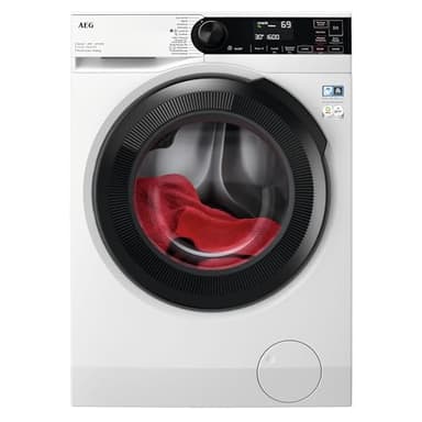 AEG LWR7316O4B Lavasecadora de Carga Frontal, Lava 10 Kg, Seca 6 Kg, Libre Instalación, 1600 rpm, Función Vapor, Tecnología AutoDose, Motor Inverter, Wifi, Color Negro, Clase D, Fabricado en UE