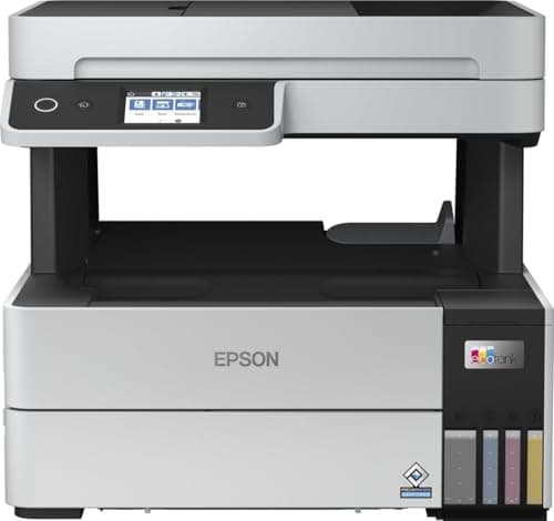 Epson EcoTank ET-5170, Impresora Alto Rendimiento Wifi A4 Multifunción con Impresión Doble Cara Automática, Imprime / Escáner / Copiadora / Fax