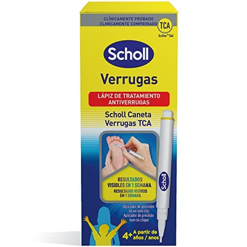Scholl Lapiz de Tratamiento Verrugas - Resultados visibles en una semana - Aplicador de precision - Clinicamente probado - TCA Active Gel