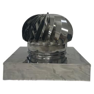 Einside - Sombrero de Chimenea Extractor de Humo Pivotantes, Acero Inoxidable, 52 x 52 cm