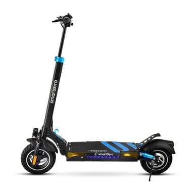 smartGyro Speedway - Patinete Eléctrico de 48V, 800W Pot. Máxima, Batería 13Ah, Autonomía 50 Km, Ruedas de 10 inches Dual Grip, Suspensiones, Triple Frenada, Certificado DGT, Segunda Generación