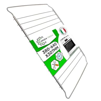 Ajustable Rejilla Horno Universal 380/640 x 307 mm - MADE IN ITALY - Garantía de 5 Años - ONIX TECH