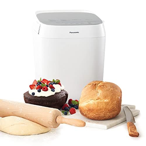 Panasonic Croustina SD-ZP2000WXE -Panificadora De Corteza Crujiente De 700W Para Panes Artesanales, Sin Gluten, Masas y Compotas (18 Programas Automáticos, Temporizador Digital 30H)-Color Blanco
