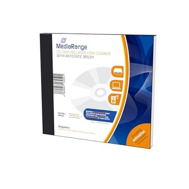 MediaRange CD|DVD|BD CD de limpieza con láser con cepillo antiestático