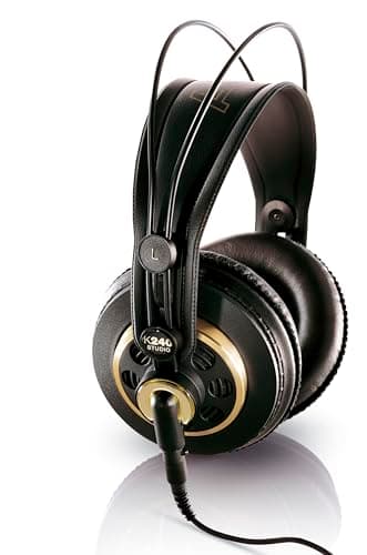 AKG K240 Studio - Semi Open - Auriculares profesionales, 6.00 x 9.20 x 6.00 pulgadas, negro
